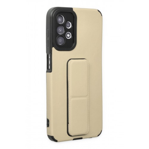 Newface Samsung Galaxy A13 4G Kılıf Mega Standlı Silikon - Gold Newface Samsung Galaxy A13 4G Kılıf Mega Standlı Silikon - Gold