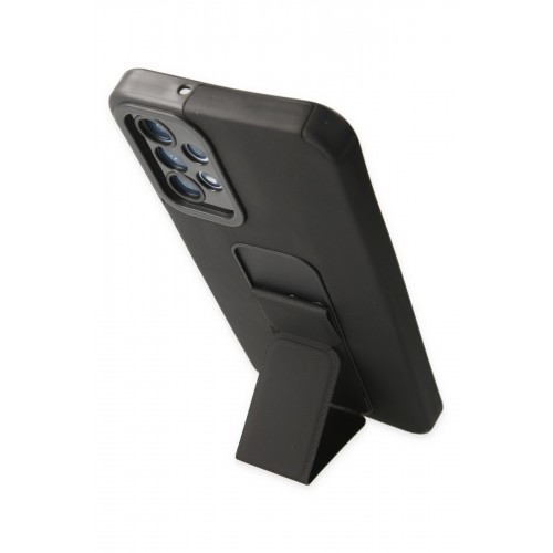 Newface Samsung Galaxy A23 4G Kılıf Mega Standlı Silikon - Siyah Newface Samsung Galaxy A23 4G Kılıf Mega Standlı Silikon - Siyah