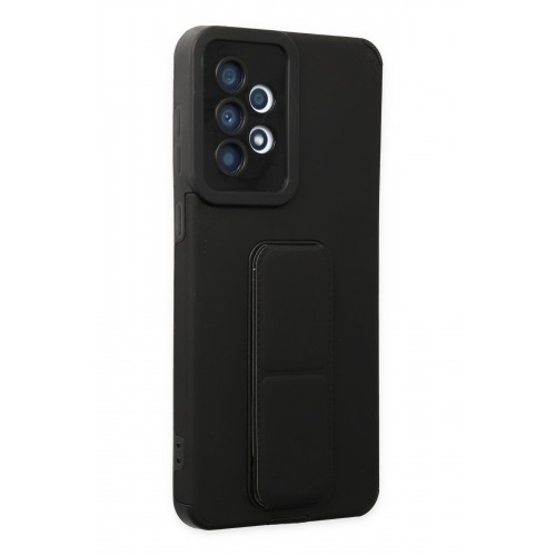 Newface Samsung Galaxy A33 5G Kılıf Mega Standlı Silikon - Siyah Newface Samsung Galaxy A33 5G Kılıf Mega Standlı Silikon - Siyah
