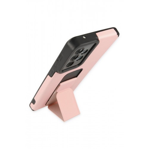 Newface Samsung Galaxy A33 5G Kılıf Mega Standlı Silikon - Pudra Newface Samsung Galaxy A33 5G Kılıf Mega Standlı Silikon - Pudra