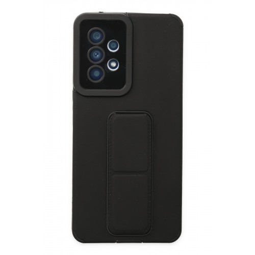 Newface Samsung Galaxy A53 5G Kılıf Mega Standlı Silikon - Siyah Newface Samsung Galaxy A53 5G Kılıf Mega Standlı Silikon - Siyah