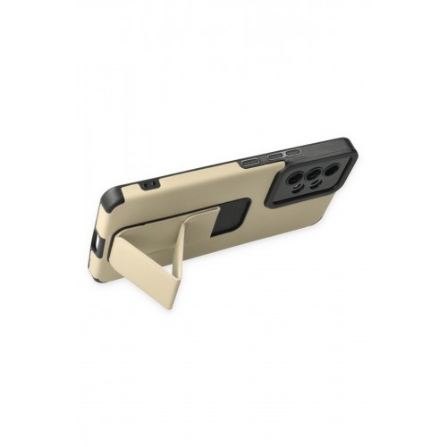 Newface Samsung Galaxy A53 5G Kılıf Mega Standlı Silikon - Gold Newface Samsung Galaxy A53 5G Kılıf Mega Standlı Silikon - Gold