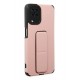 Newface Samsung Galaxy M12 Kılıf Mega Standlı Silikon - Pudra Newface Samsung Galaxy M12 Kılıf Mega Standlı Silikon - Pudra