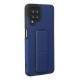 Newface Samsung Galaxy M22 Kılıf Mega Standlı Silikon - Mavi Newface Samsung Galaxy M22 Kılıf Mega Standlı Silikon - Mavi