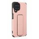 Newface Samsung Galaxy M32 Kılıf Mega Standlı Silikon - Pudra Newface Samsung Galaxy M32 Kılıf Mega Standlı Silikon - Pudra