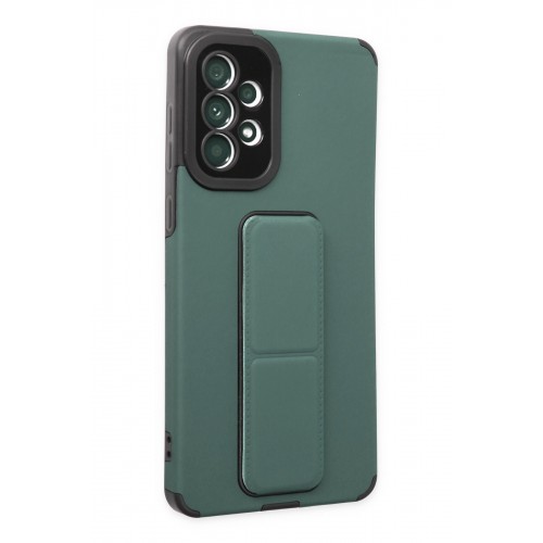 Newface Samsung Galaxy A52 Kılıf Mega Standlı Silikon - Yeşil Newface Samsung Galaxy A52 Kılıf Mega Standlı Silikon - Yeşil