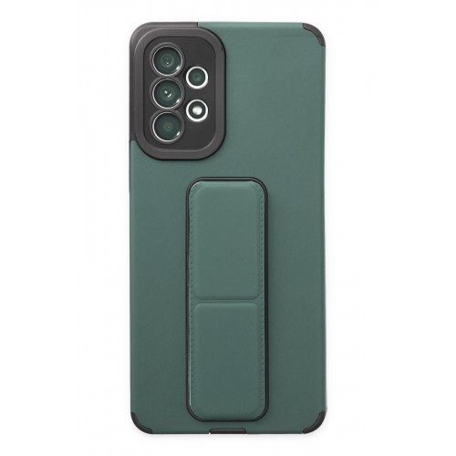 Newface Samsung Galaxy A52S Kılıf Mega Standlı Silikon - Yeşil Newface Samsung Galaxy A52S Kılıf Mega Standlı Silikon - Yeşil