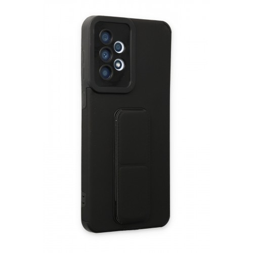 Newface Samsung Galaxy A32 Kılıf Mega Standlı Silikon - Siyah Newface Samsung Galaxy A32 Kılıf Mega Standlı Silikon - Siyah