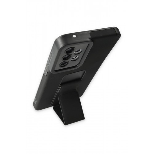 Newface Samsung Galaxy A32 Kılıf Mega Standlı Silikon - Siyah Newface Samsung Galaxy A32 Kılıf Mega Standlı Silikon - Siyah