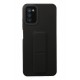 Newface Samsung Galaxy A03S Kılıf Mega Standlı Silikon - Siyah Newface Samsung Galaxy A03S Kılıf Mega Standlı Silikon - Siyah