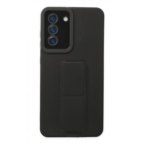 Newface Samsung Galaxy S20 FE Kılıf Mega Standlı Silikon - Siyah Newface Samsung Galaxy S20 FE Kılıf Mega Standlı Silikon - Siyah