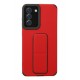 Newface Samsung Galaxy S21 FE Kılıf Mega Standlı Silikon - Kırmızı Newface Samsung Galaxy S21 FE Kılıf Mega Standlı Silikon - Kırmızı