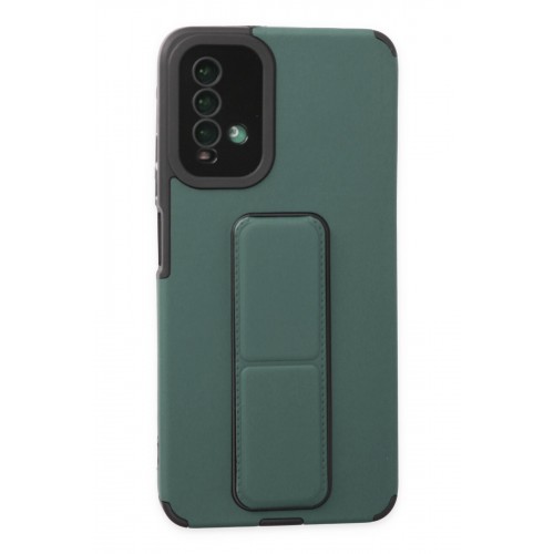 Newface Xiaomi Redmi 9T Kılıf Mega Standlı Silikon - Yeşil Newface Xiaomi Redmi 9T Kılıf Mega Standlı Silikon - Yeşil