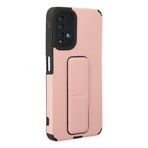 Newface Xiaomi Redmi 9T Kılıf Mega Standlı Silikon - Pudra Newface Xiaomi Redmi 9T Kılıf Mega Standlı Silikon - Pudra