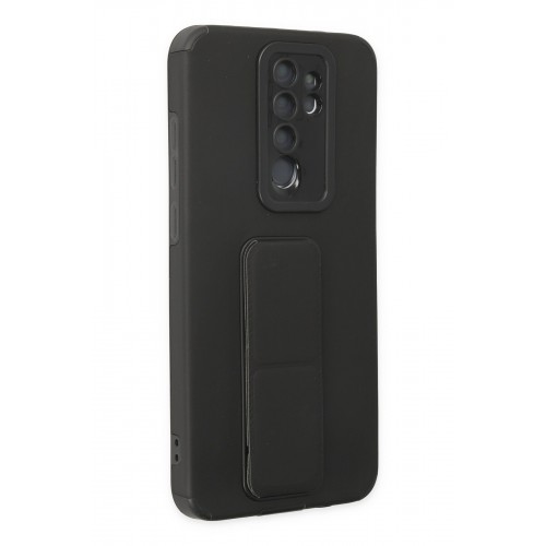 Newface Xiaomi Redmi Note 8 Pro Kılıf Mega Standlı Silikon - Siyah Newface Xiaomi Redmi Note 8 Pro Kılıf Mega Standlı Silikon - Siyah
