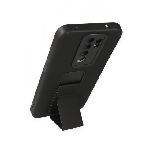 Newface Xiaomi Redmi Note 8 Pro Kılıf Mega Standlı Silikon - Siyah Newface Xiaomi Redmi Note 8 Pro Kılıf Mega Standlı Silikon - Siyah