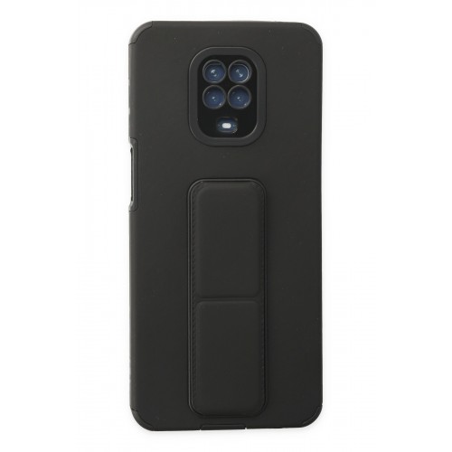 Newface Xiaomi Redmi Note 9 Pro Kılıf Mega Standlı Silikon - Siyah Newface Xiaomi Redmi Note 9 Pro Kılıf Mega Standlı Silikon - Siyah