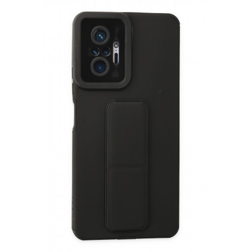 Newface Xiaomi Redmi Note 10 Pro Kılıf Mega Standlı Silikon - Siyah Newface Xiaomi Redmi Note 10 Pro Kılıf Mega Standlı Silikon - Siyah