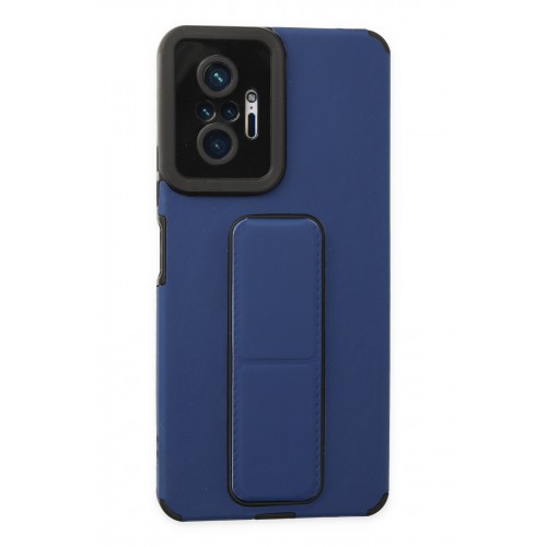 Newface Xiaomi Redmi Note 10 Pro Kılıf Mega Standlı Silikon - Mavi Newface Xiaomi Redmi Note 10 Pro Kılıf Mega Standlı Silikon - Mavi
