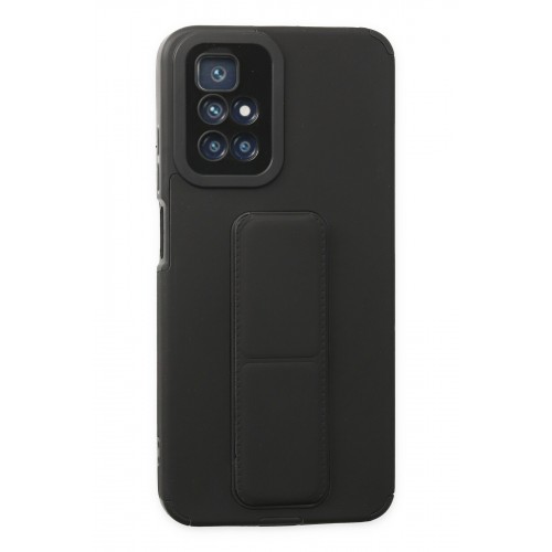 Newface Xiaomi Redmi 10 Kılıf Mega Standlı Silikon - Siyah Newface Xiaomi Redmi 10 Kılıf Mega Standlı Silikon - Siyah