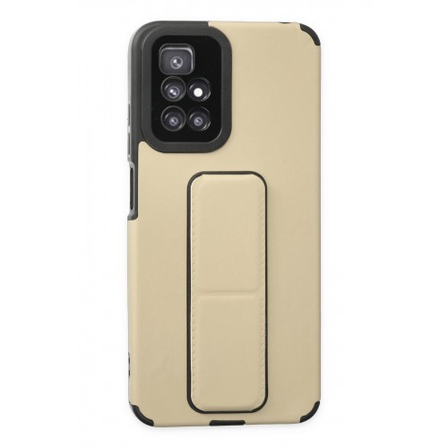 Newface Xiaomi Redmi 10 Kılıf Mega Standlı Silikon - Gold Newface Xiaomi Redmi 10 Kılıf Mega Standlı Silikon - Gold