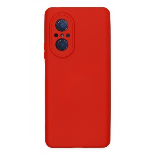 Newface Huawei Nova 9 SE Kılıf Nano içi Kadife Silikon - Kırmızı Newface Huawei Nova 9 SE Kılıf Nano içi Kadife Silikon - Kırmızı