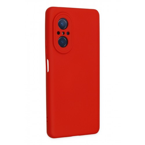 Newface Huawei Nova 9 SE Kılıf Nano içi Kadife Silikon - Kırmızı Newface Huawei Nova 9 SE Kılıf Nano içi Kadife Silikon - Kırmızı