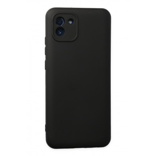 Newface Samsung Galaxy A03 Kılıf Nano içi Kadife Silikon - Siyah Newface Samsung Galaxy A03 Kılıf Nano içi Kadife Silikon - Siyah