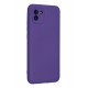 Newface Samsung Galaxy A03 Kılıf Nano içi Kadife Silikon - Mor Newface Samsung Galaxy A03 Kılıf Nano içi Kadife Silikon - Mor