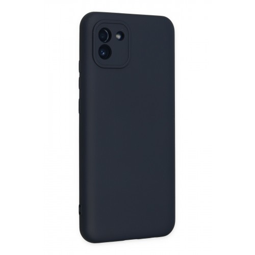Newface Samsung Galaxy A03 Kılıf Nano içi Kadife Silikon - Lacivert Newface Samsung Galaxy A03 Kılıf Nano içi Kadife Silikon - Lacivert