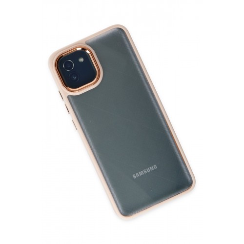 Newface Samsung Galaxy A03 Kılıf Dora Kapak - Pudra Newface Samsung Galaxy A03 Kılıf Dora Kapak - Pudra
