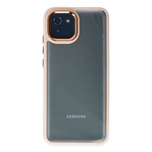 Newface Samsung Galaxy A03 Kılıf Dora Kapak - Pudra Newface Samsung Galaxy A03 Kılıf Dora Kapak - Pudra
