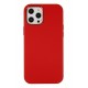 Newface iPhone 12 Pro Max Kılıf Asya Deri Silikon - Kırmızı Newface iPhone 12 Pro Max Kılıf Asya Deri Silikon - Kırmızı