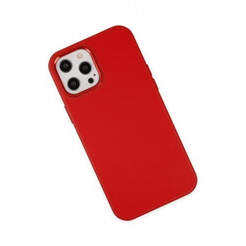 Newface iPhone 12 Pro Max Kılıf Asya Deri Silikon - Kırmızı Newface iPhone 12 Pro Max Kılıf Asya Deri Silikon - Kırmızı