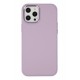Newface iPhone 12 Pro Max Kılıf Asya Deri Silikon - Lila Newface iPhone 12 Pro Max Kılıf Asya Deri Silikon - Lila