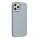 Newface iPhone 12 Pro Max Kılıf Asya Deri Silikon - Sierra Blue Newface iPhone 12 Pro Max Kılıf Asya Deri Silikon - Sierra Blue