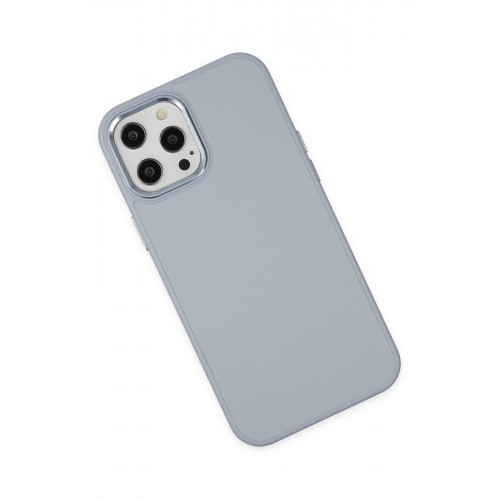 Newface iPhone 12 Pro Max Kılıf Asya Deri Silikon - Sierra Blue Newface iPhone 12 Pro Max Kılıf Asya Deri Silikon - Sierra Blue