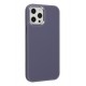 Newface iPhone 12 Pro Max Kılıf Asya Deri Silikon - Mor Newface iPhone 12 Pro Max Kılıf Asya Deri Silikon - Mor