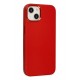 Newface iPhone 13 Kılıf Asya Deri Silikon - Kırmızı Newface iPhone 13 Kılıf Asya Deri Silikon - Kırmızı