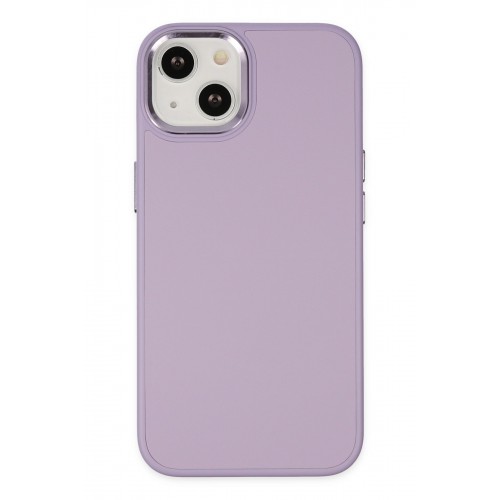 Newface iPhone 13 Kılıf Asya Deri Silikon - Lila Newface iPhone 13 Kılıf Asya Deri Silikon - Lila