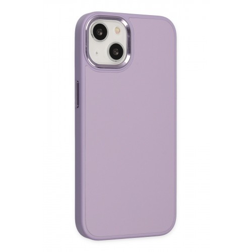 Newface iPhone 13 Kılıf Asya Deri Silikon - Lila Newface iPhone 13 Kılıf Asya Deri Silikon - Lila