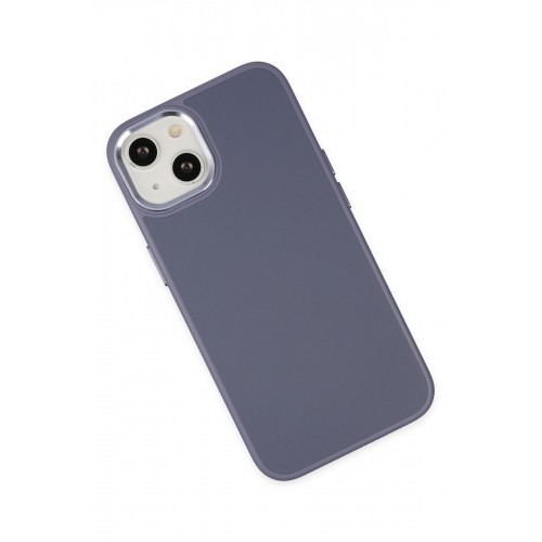 Newface iPhone 13 Kılıf Asya Deri Silikon - Mor Newface iPhone 13 Kılıf Asya Deri Silikon - Mor
