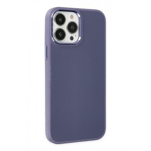 Newface iPhone 13 Pro Kılıf Asya Deri Silikon - Mor Newface iPhone 13 Pro Kılıf Asya Deri Silikon - Mor