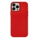 Newface iPhone 13 Pro Max Kılıf Asya Deri Silikon - Kırmızı Newface iPhone 13 Pro Max Kılıf Asya Deri Silikon - Kırmızı