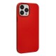 Newface iPhone 13 Pro Max Kılıf Asya Deri Silikon - Kırmızı Newface iPhone 13 Pro Max Kılıf Asya Deri Silikon - Kırmızı