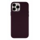 Newface iPhone 13 Pro Max Kılıf Asya Deri Silikon - Mürdüm Newface iPhone 13 Pro Max Kılıf Asya Deri Silikon - Mürdüm