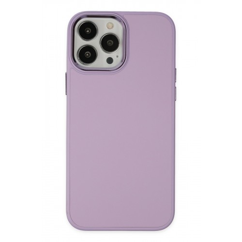 Newface iPhone 13 Pro Max Kılıf Asya Deri Silikon - Lila Newface iPhone 13 Pro Max Kılıf Asya Deri Silikon - Lila