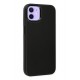 Newface iPhone 12 Kılıf Asya Deri Silikon - Siyah Newface iPhone 12 Kılıf Asya Deri Silikon - Siyah