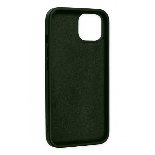Newface iPhone 12 Kılıf Asya Deri Silikon - Koyu Yeşil Newface iPhone 12 Kılıf Asya Deri Silikon - Koyu Yeşil