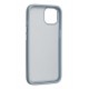 Newface iPhone 12 Kılıf Asya Deri Silikon - Sierra Blue Newface iPhone 12 Kılıf Asya Deri Silikon - Sierra Blue